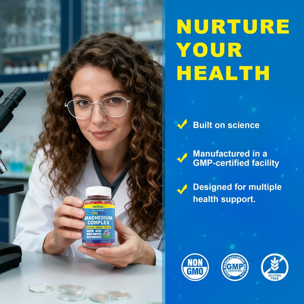 Vitamin B6 supplement highlight in Nextdia magnesium complex