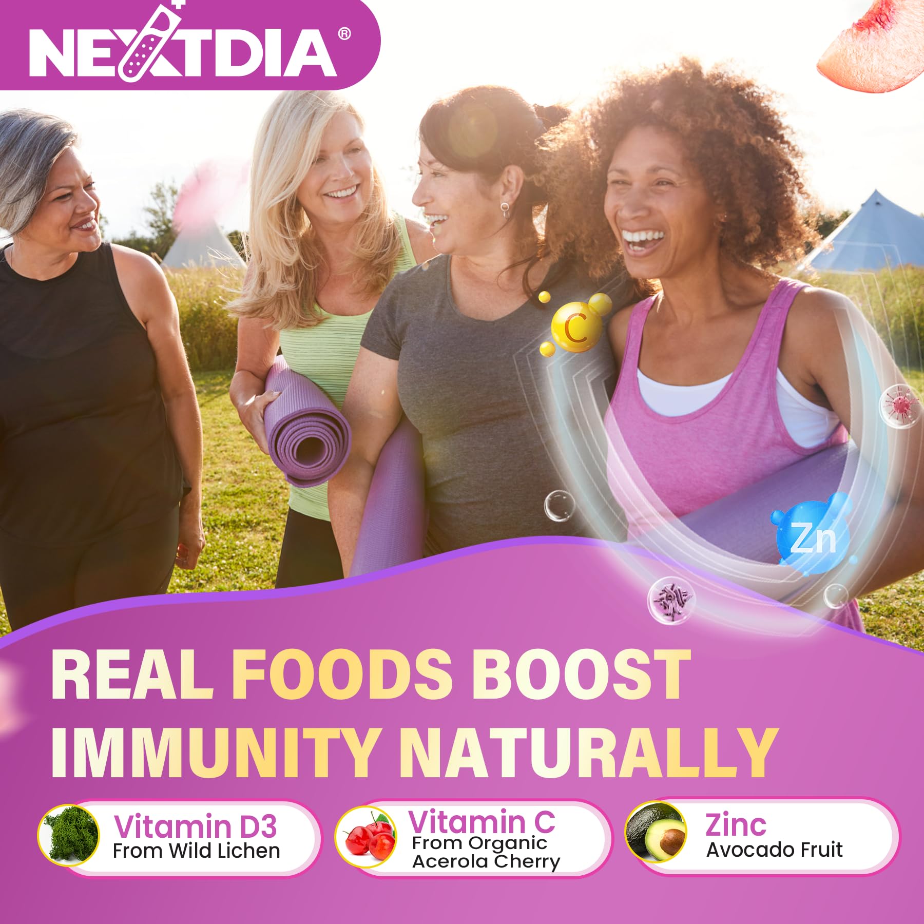 Nextdia red algae calcium image signals highly absorbable bone support