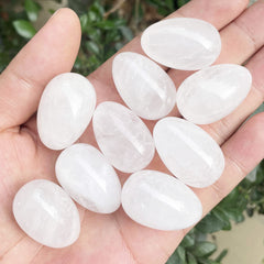Neyisaa natural crystal eggs with unique patterns ideal for gifts and display