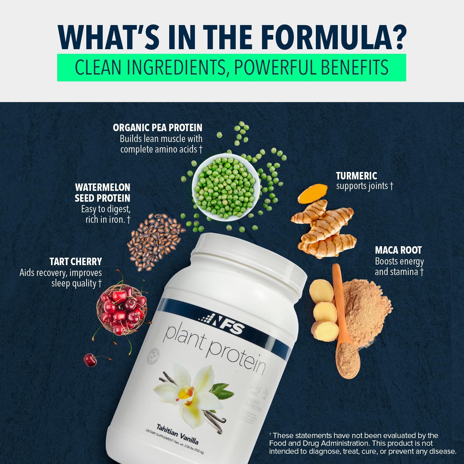 NF Sports organic pea and watermelon-seed blend ready to boost smoothies.