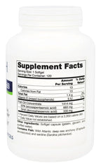 NFH Trident SAP66 label closeup with EPA/DHA details