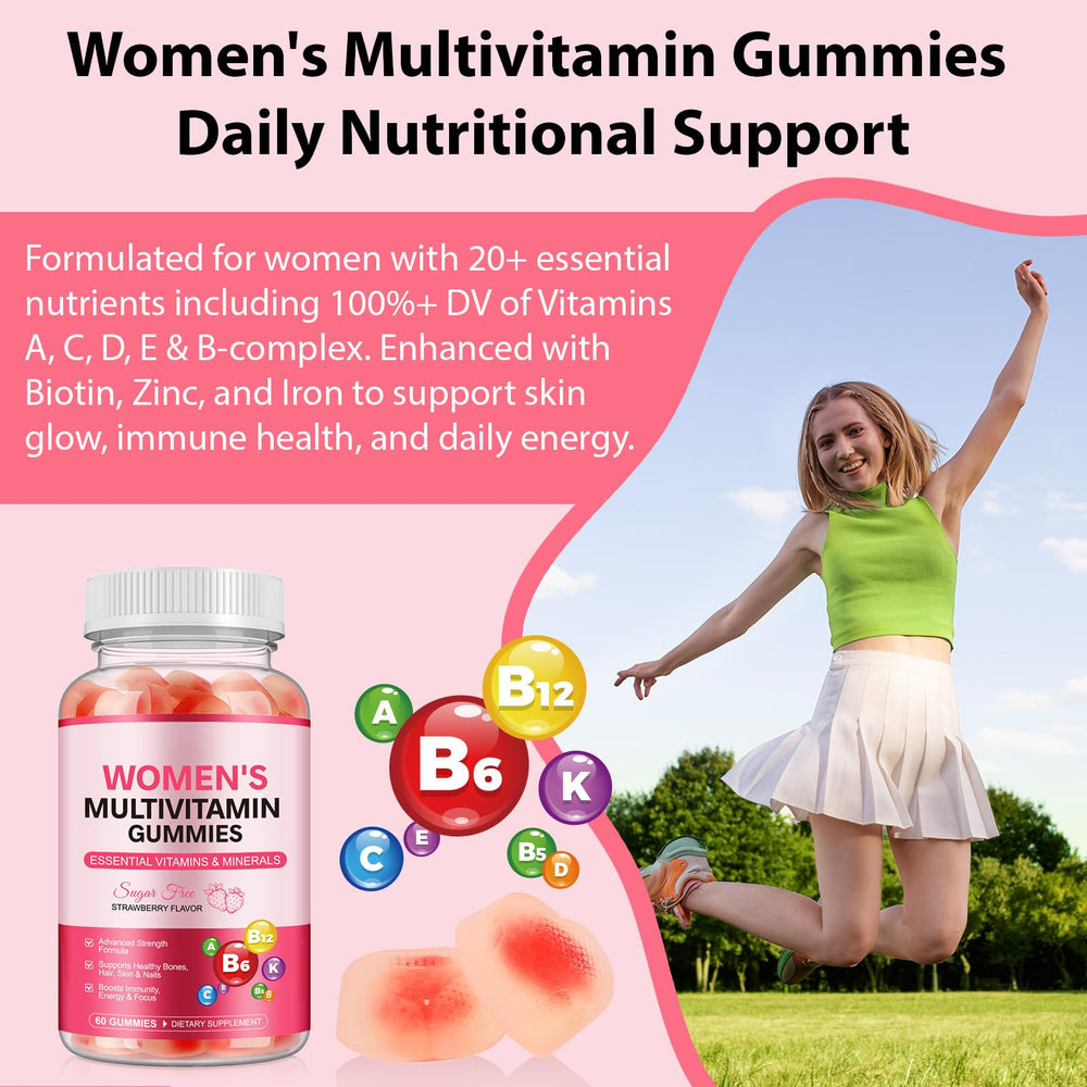 NFILVSYO strawberry flavored gummies pack ready for busy days.