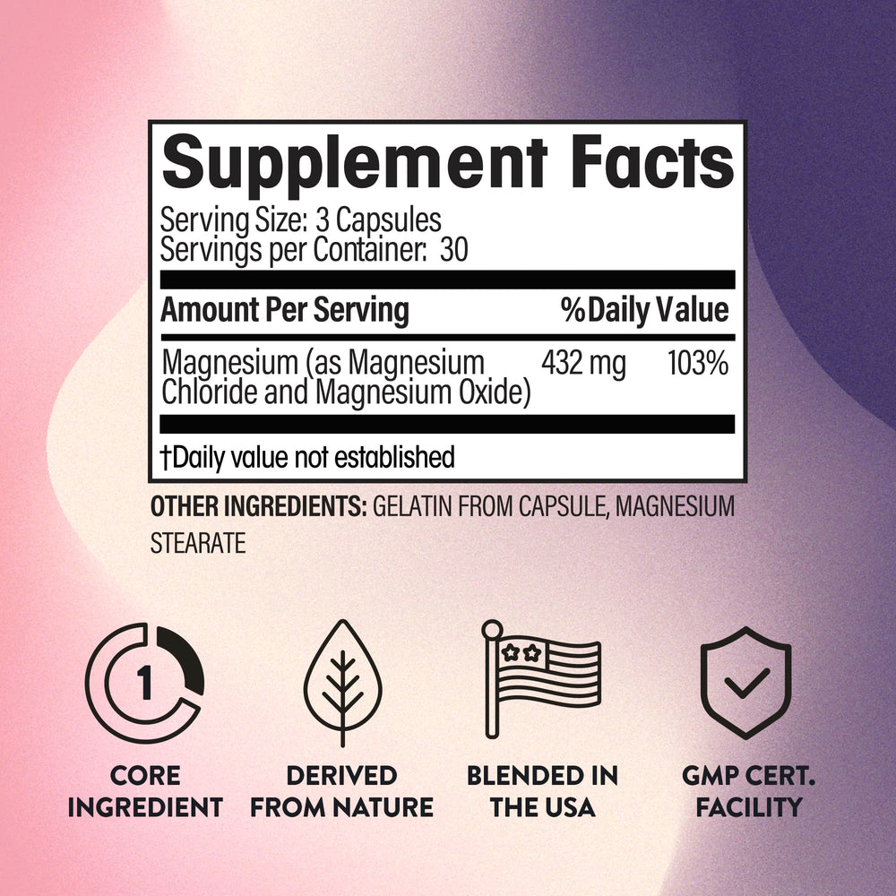 NGL Magnesium Chloride capsules being taken for daily hydration support.