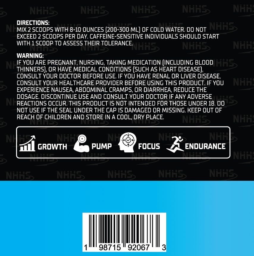 NHHS Ultra Boost in USA-made packaging reinforces quality and traceability.