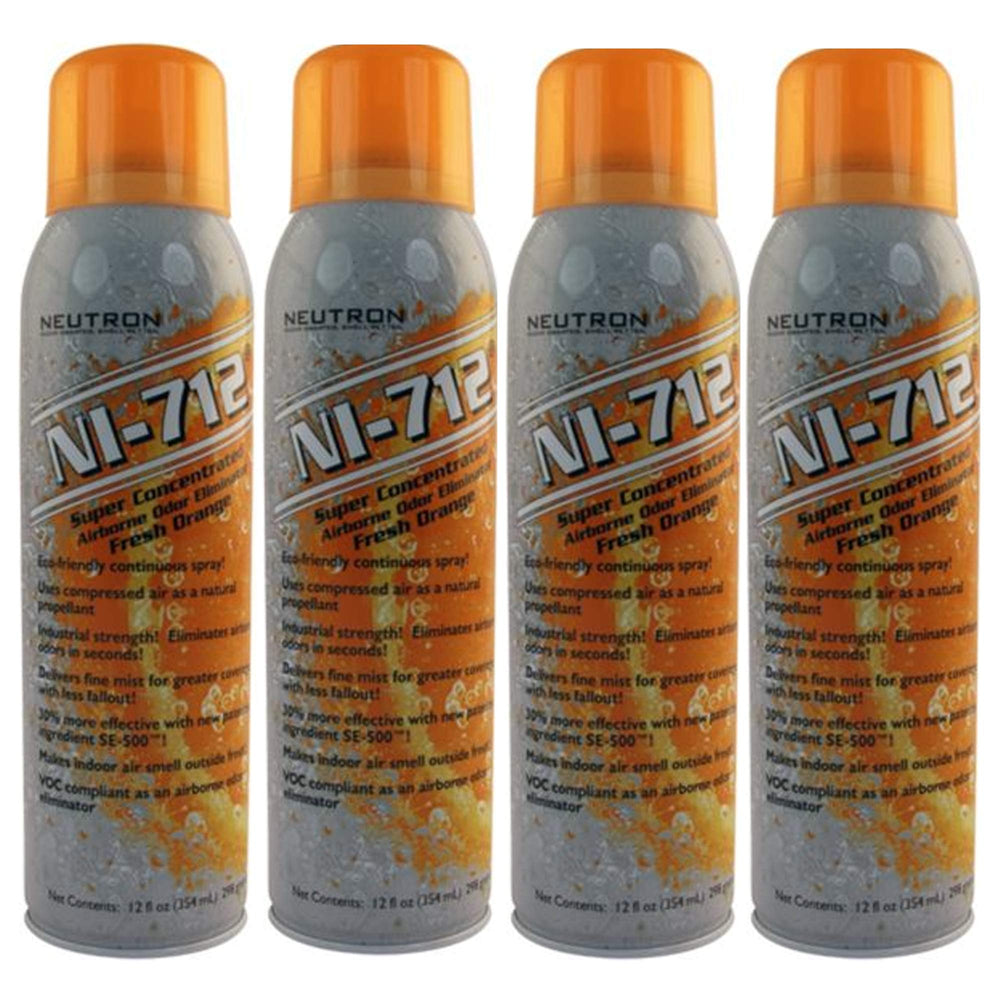 Ni-712 orange dry mist 14oz 4-pack front view for quick room refresh.