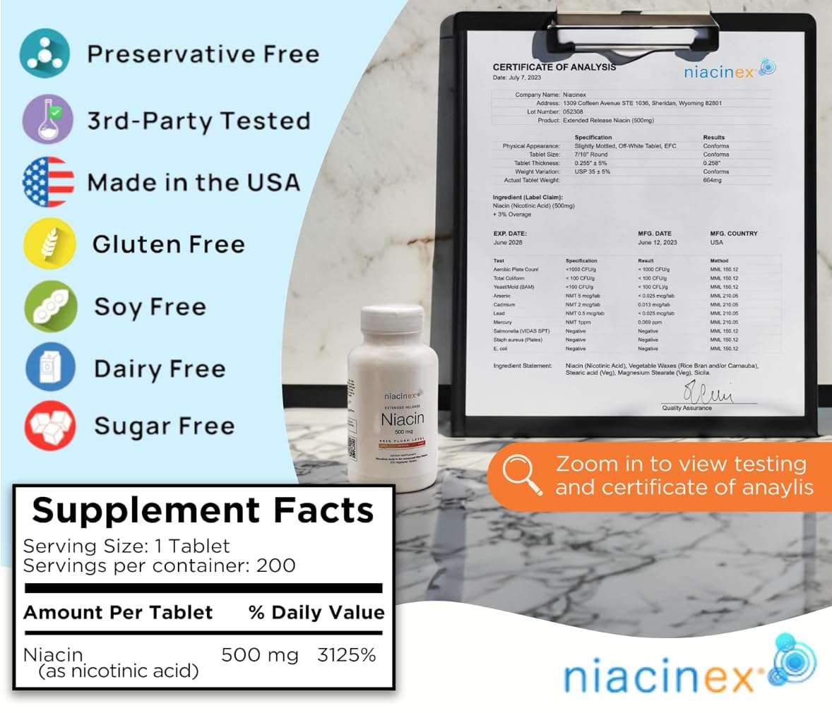 Label highlights vegan plant-based ingredients for allergen-free choice