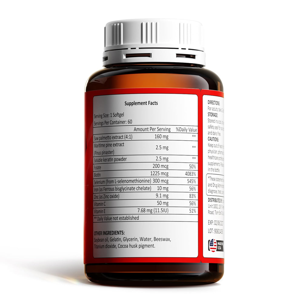 NiceTop Hair Growth one-month supply package communicates value