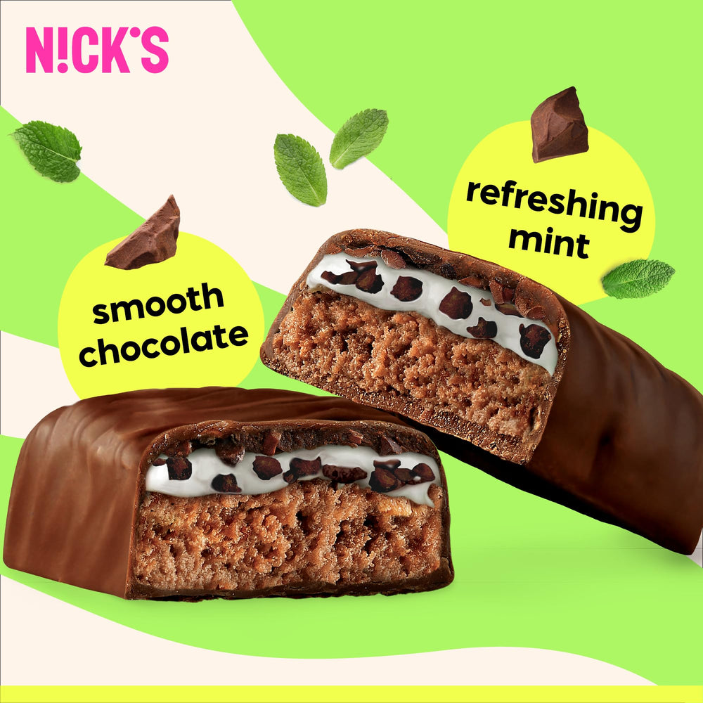 No added sugar sweetness explained for N!CK'S Nick’s Mint Chocolate Bar.