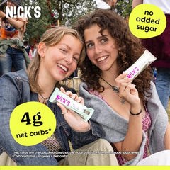 Nutrition panel on N!CK'S Nick’s Mint Chocolate Bar shows 15g protein.