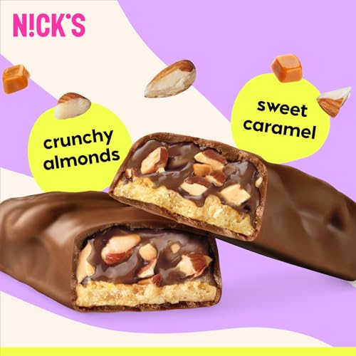 Nick's nutrition label shows low net carbs and no added sugar.