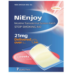 NiEnjoy patches 7-pack for an easy quit-smoking plan