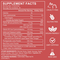 NIFEISHI ACV Gummies bottle pour—easy daily serving for digestion support.