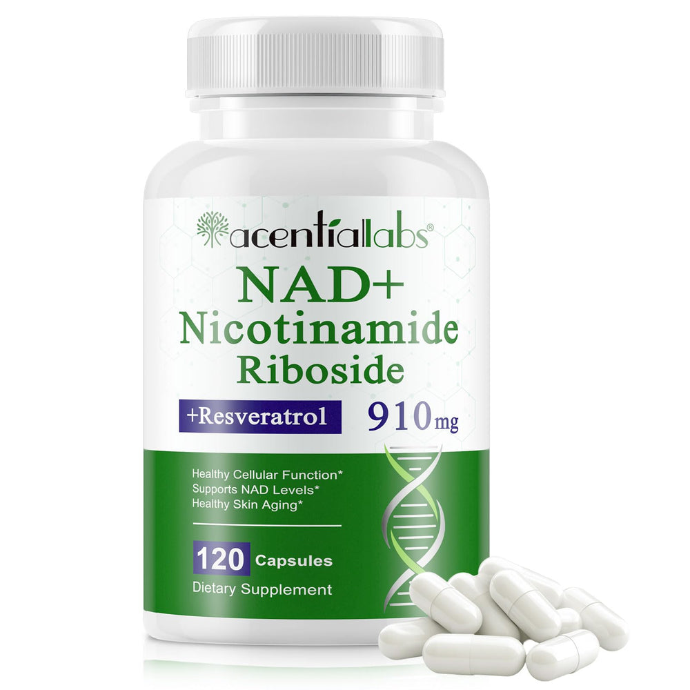 NIFEISHI NAD bottle closeup showing liposomal formula for daily energy