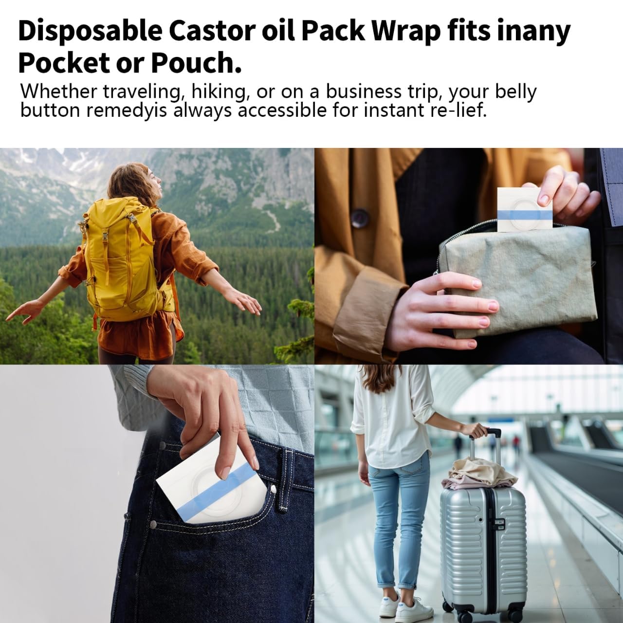 Niifawh travel-compact pack fits small bags for on-the-go use.