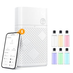 Nimin diffuser mounted on wall for space-saving aromatherapy