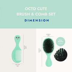 Ninabella Octo scalp-massage comb for soothing newborn grooming.