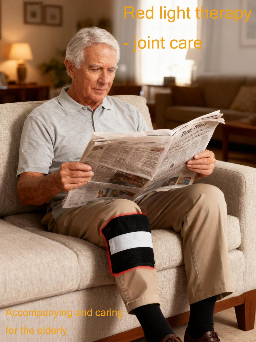NingNei adjustable strap securing the mat for hands-free therapy.