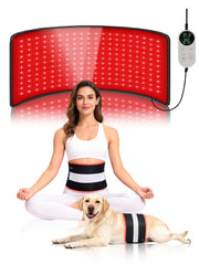 NingNei red light therapy mat front view for full-body coverage and targeted relief.