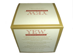 NINSAR Yew Essence Candle packaging highlights eco-friendly design and labeling.