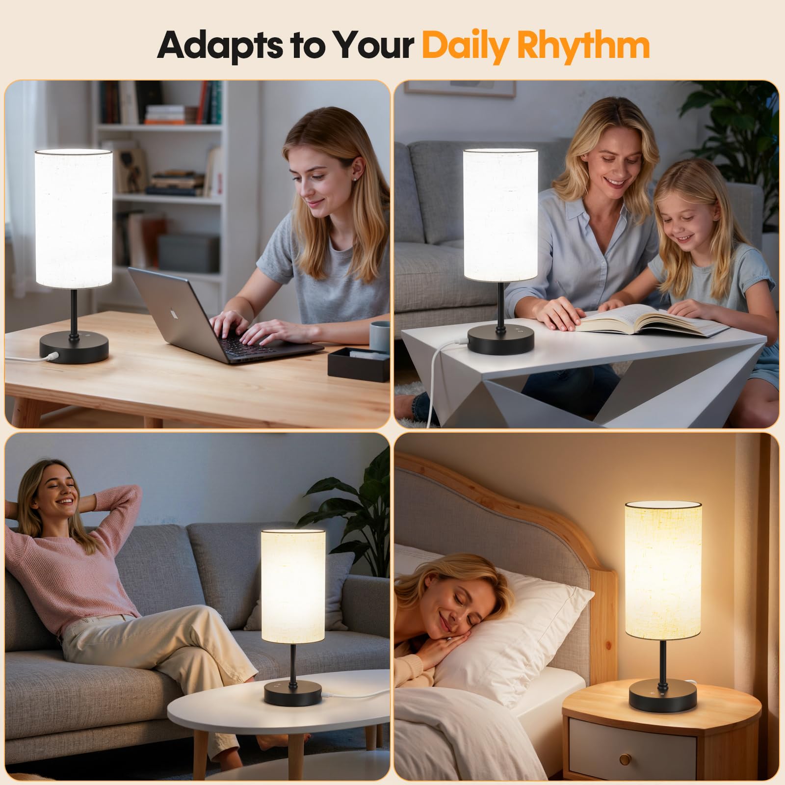 NIORSUN light therapy lamp is UV-free and flicker-free.