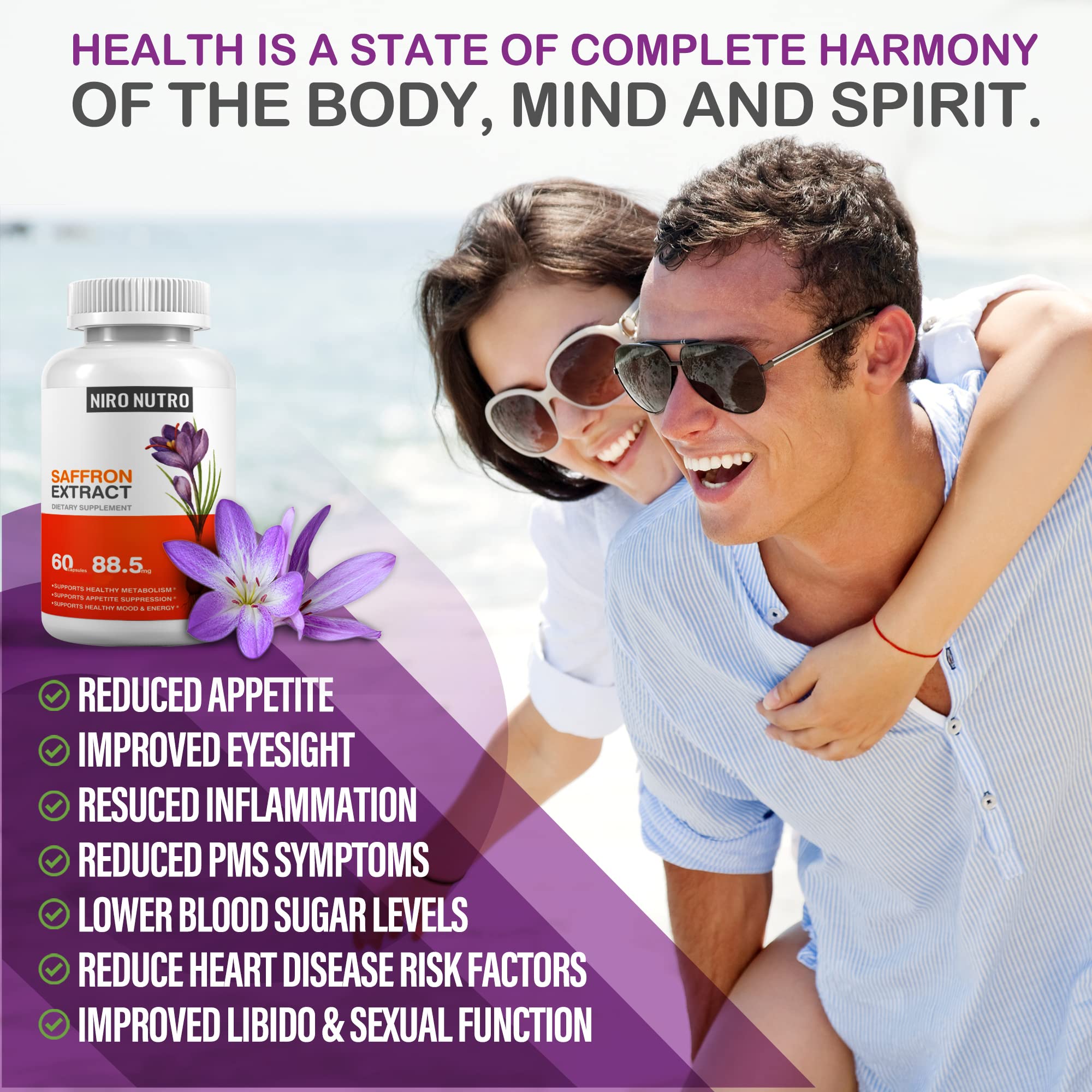 Niro Nutro saffron weight-management shot captures mindful eating potential.
