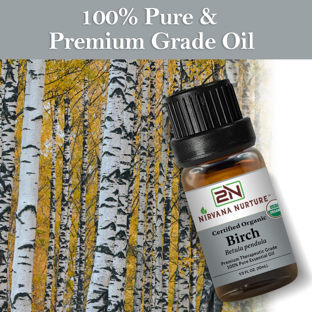 Nirvana Nurture Birch oil bath for calming bedtime ritual