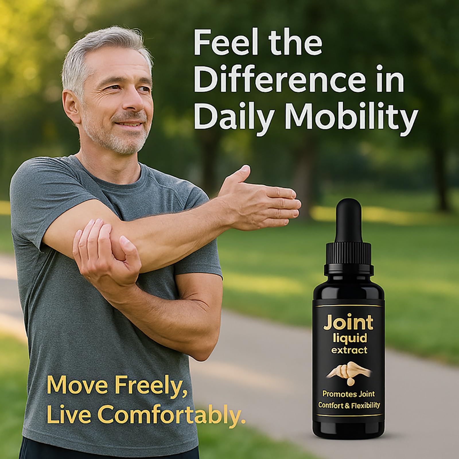 Nitidissima Joint Extract Liquid label emphasizes a clean, gluten-free, vegan-friendly formula.