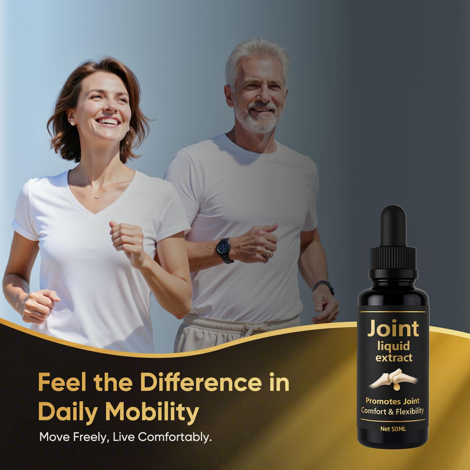 Nitidissima Joint Extract Liquid pour-into-water image suggests easy integration into routines.