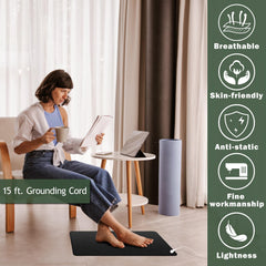 NIULAFR 15ft grounding cord enables flexible placement for versatile grounding