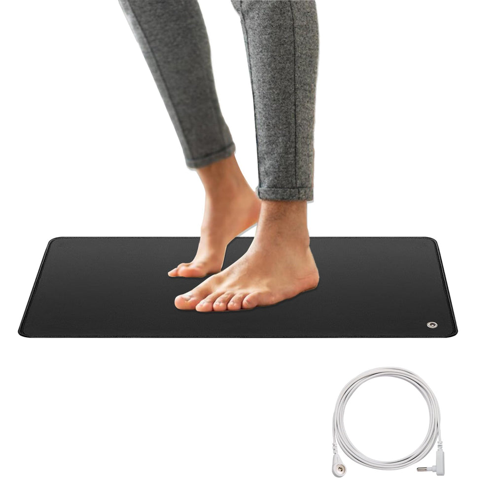 NIULAFR grounding mat on bed offers skin-friendly grounding for restful moments