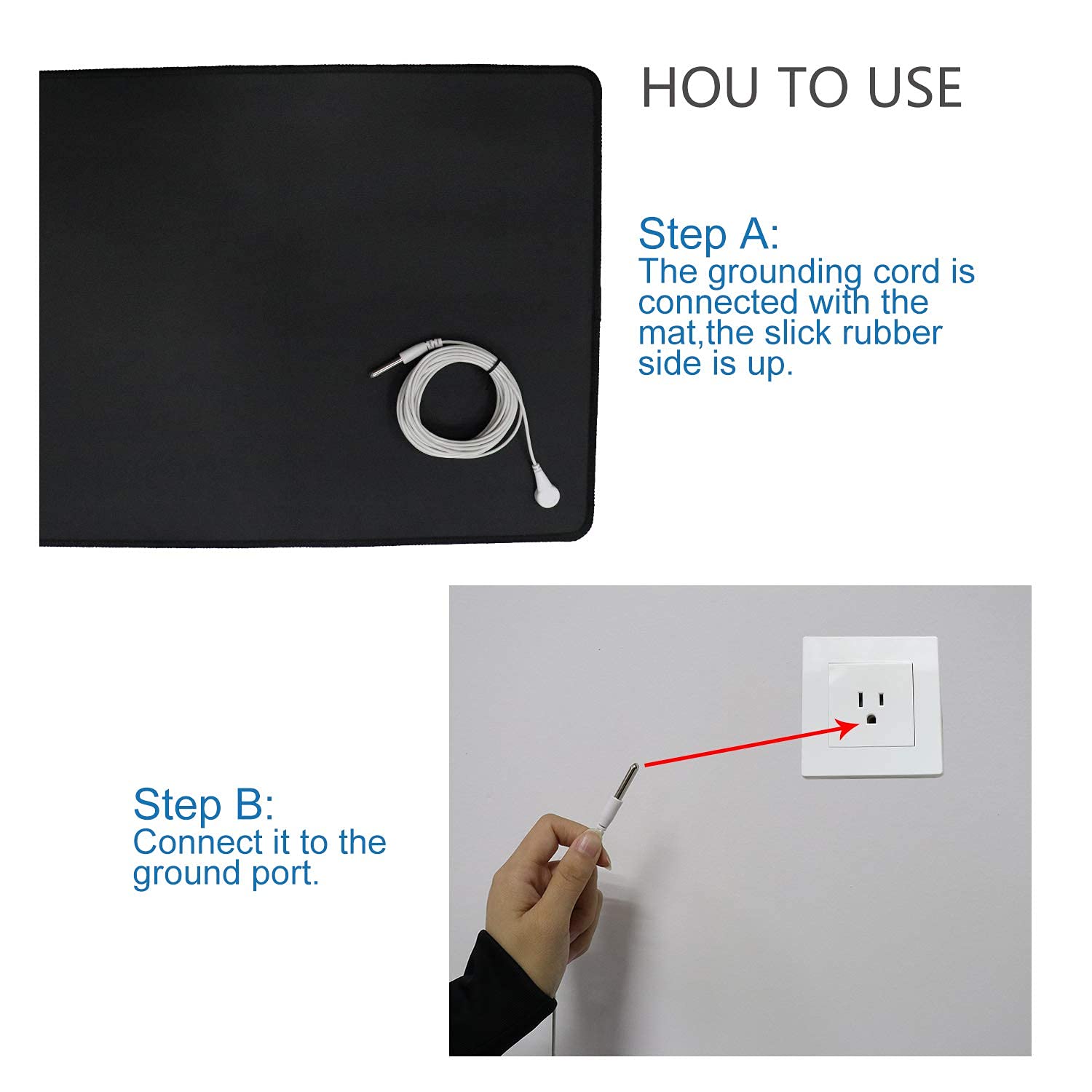 NIULAFR grounding mat easy-clean design enables quick maintenance after use.