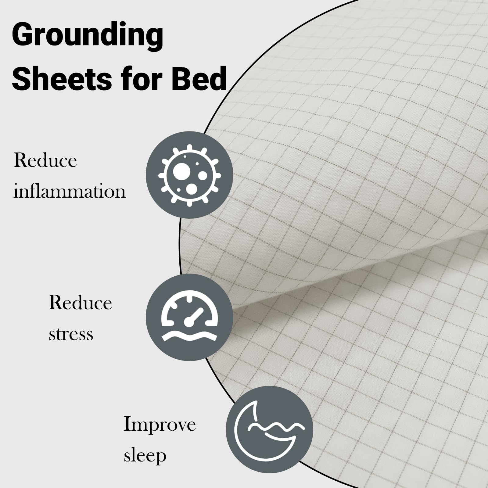NIULAFR grounding sheets showing machine washable care label