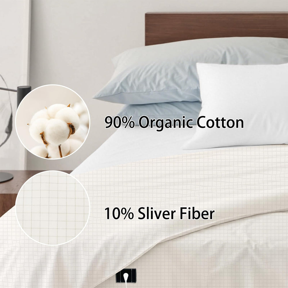 NIULAFR grounding sheets silver fiber detail highlights conductivity