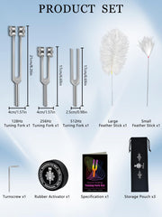 Niura 256Hz tuning fork ideal for meditative tuning and relaxation.
