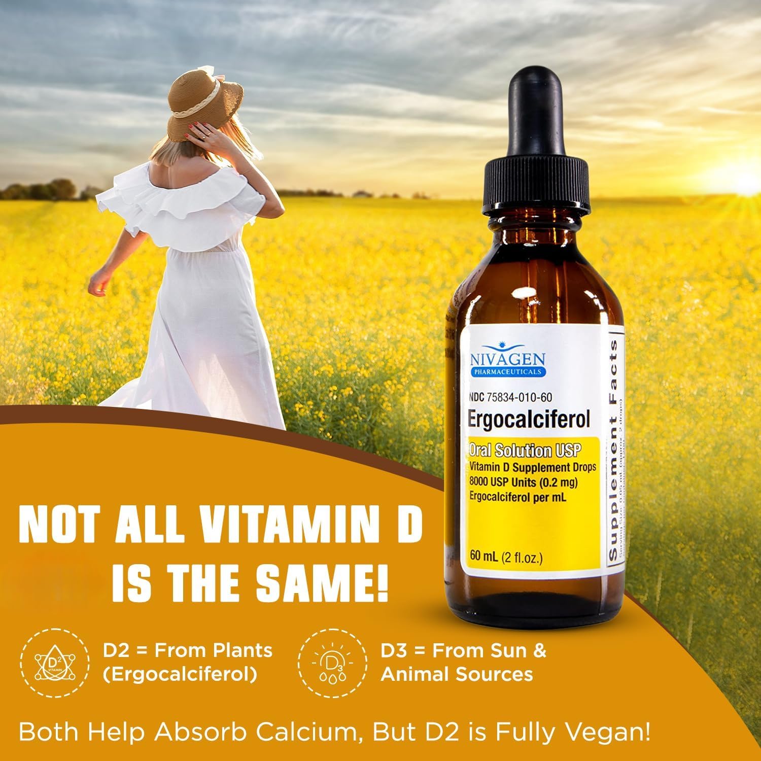 Nivagen fast-absorbing liquid formula delivers quick uptake.