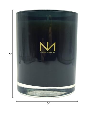 Niven Morgan candle on a coffee table adding a calming focal point