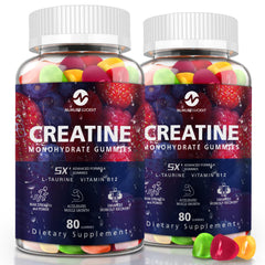 NLMUBR LUCKSIT Creatine Monohydrate gummies jar for convenient workouts