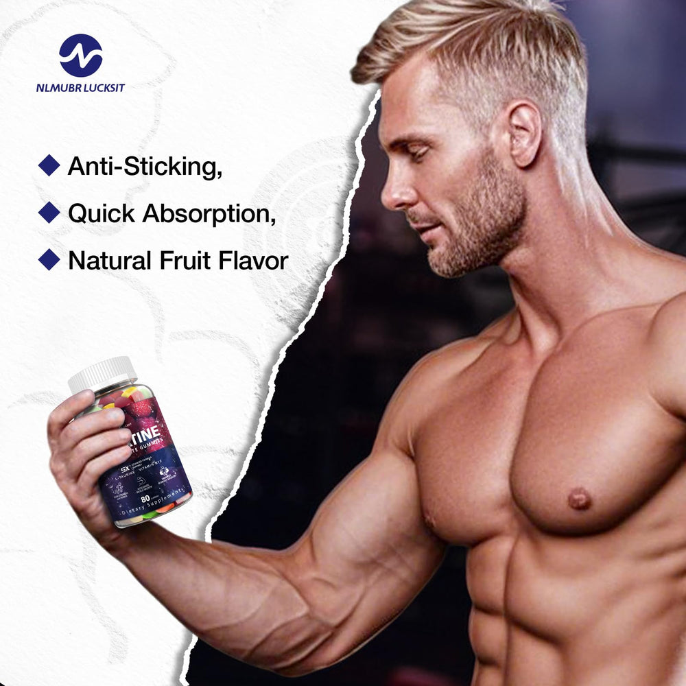 Chewable creatine gummies serve as a no-muss energy boost