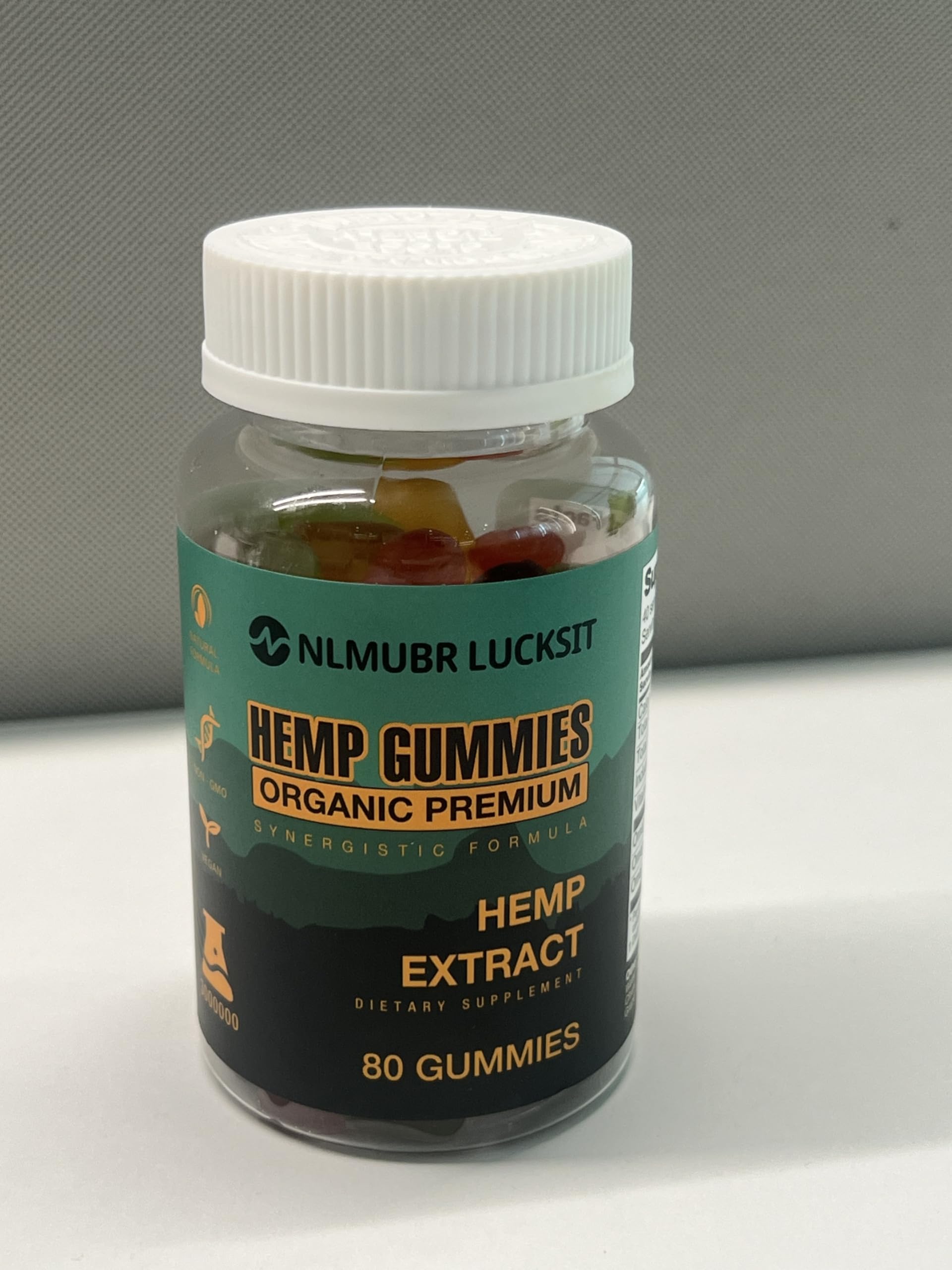 NLMUBR LUCKSIT Natural Omega Gummies bottle for a convenient daily routine
