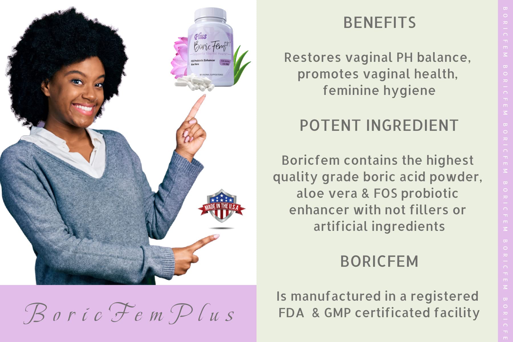 N'More daily feminine hygiene promotes freshness and confidence.