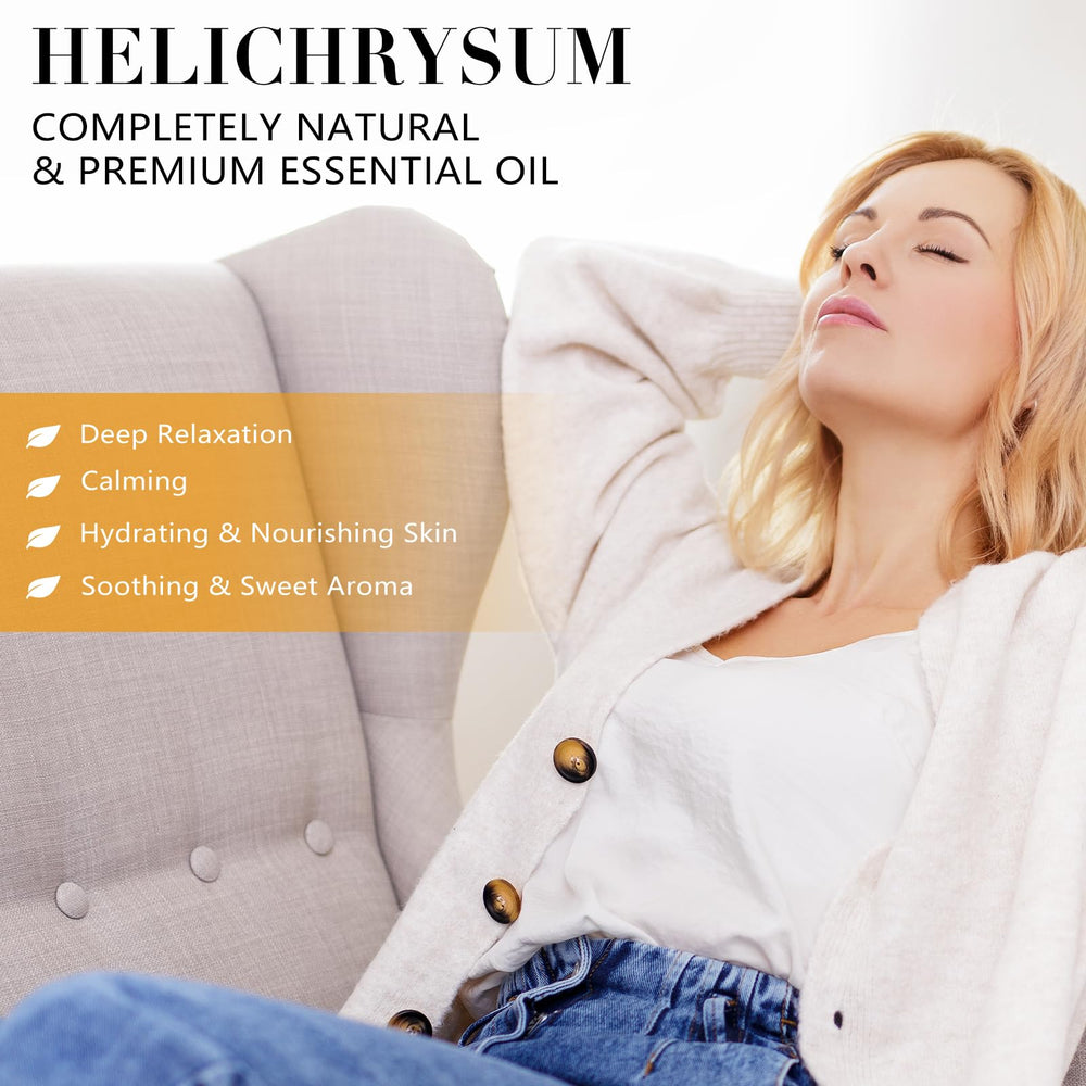 NMUGF Helichrysum roll-on applied to wrists for quick calming scent
