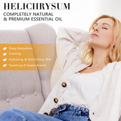 NMUGF Helichrysum roll-on applied to wrists for quick calming scent