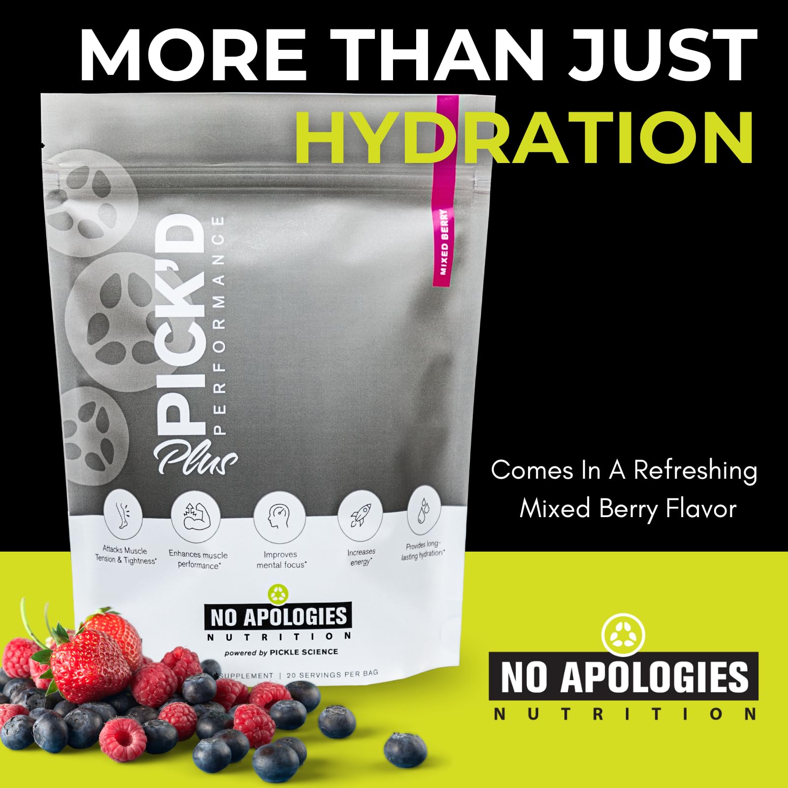 Athlete using Pick’d Performance Plus to stay focused during a training session.