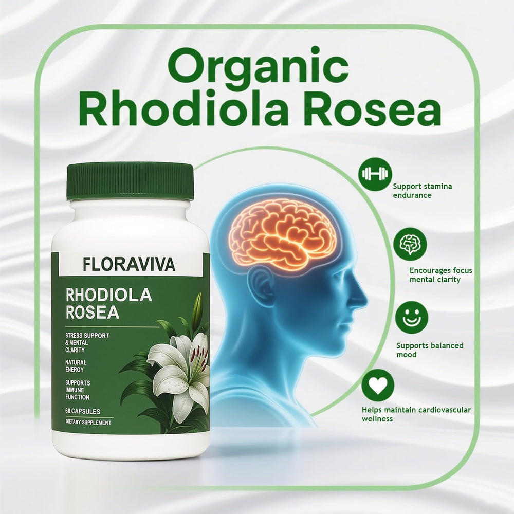 No Bald Floraviva packaging box displayed for everyday stress support.