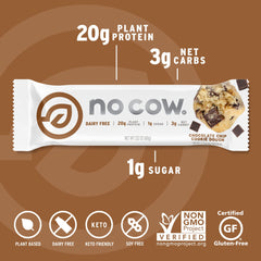 No Cow bars are gluten-free, dairy-free and soy-free for allergen-conscious snacking.