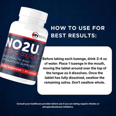 NO2U Bryan NITRICEUTICALS lozenge dissolving in mouth for fast delivery.