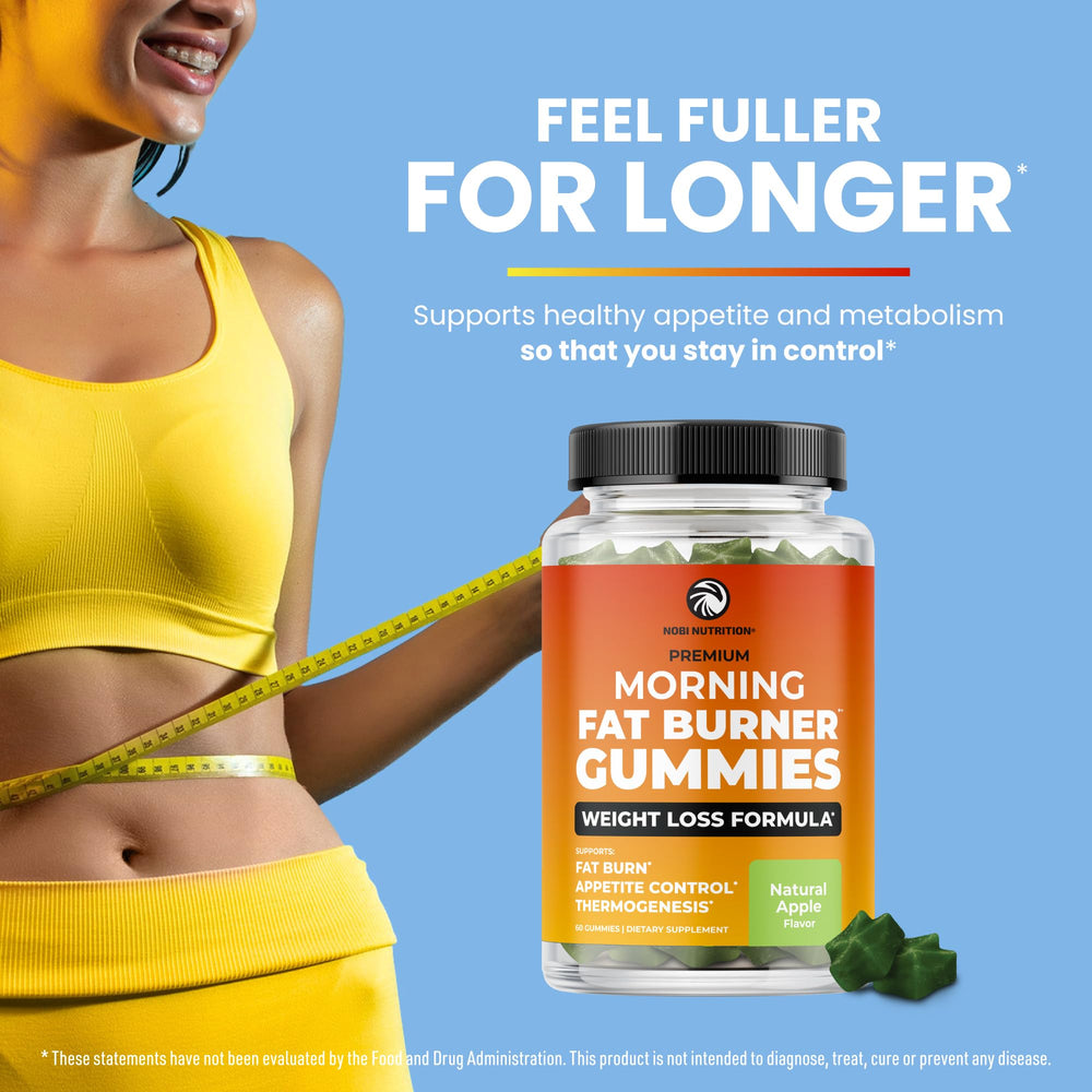 Gomas Nobi Nutrition té verde potencian metabolismo y control del apetito.