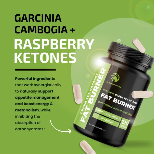 Nobi Nutrition user enjoying morning routine with green tea fat burner