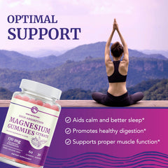 Nobi Nutrition Magnesium Citrate Gummies raspberry flavor highlights tasty, convenient supplement option.