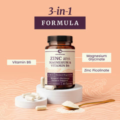 Nobi Nutrition magnesium glycinate capsules pour into a glass for daily wellness